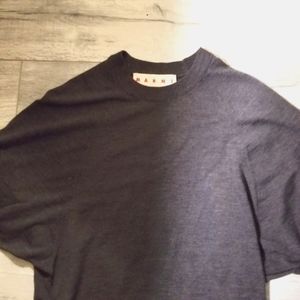 MARNI Grey 💯% Virgin Wool Womens Sweater Sz. M (EU 42).